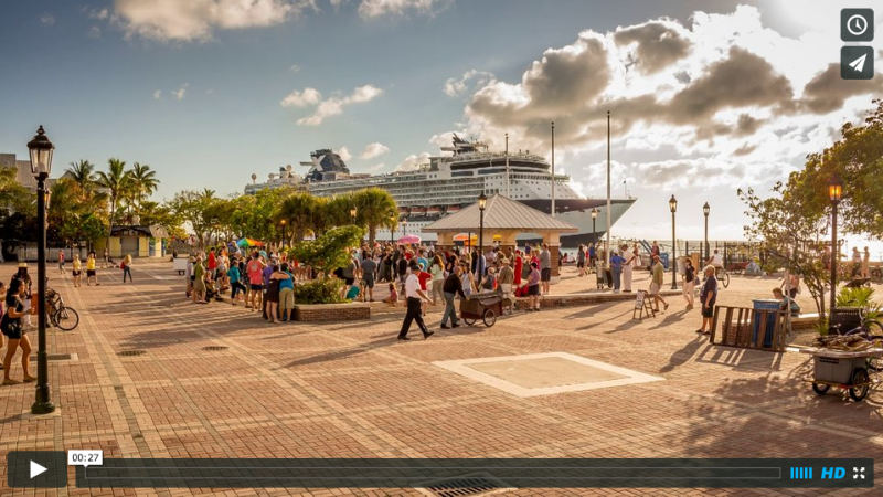 Mallory Square, Key West, Florida – Sunset Timelapse