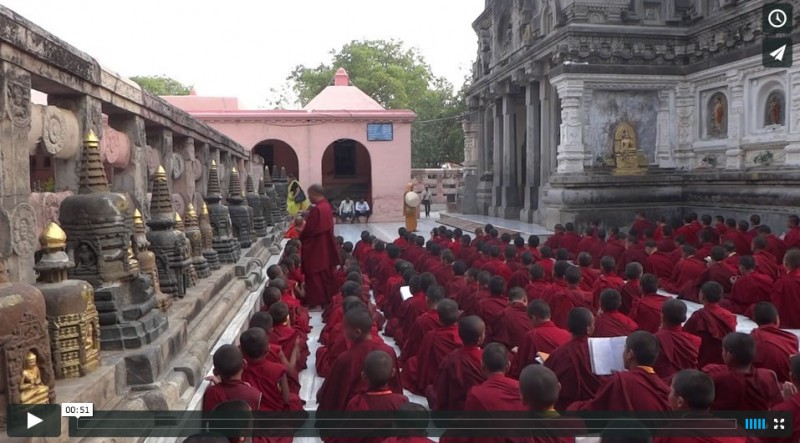 Young Monks in Bodh Gaya